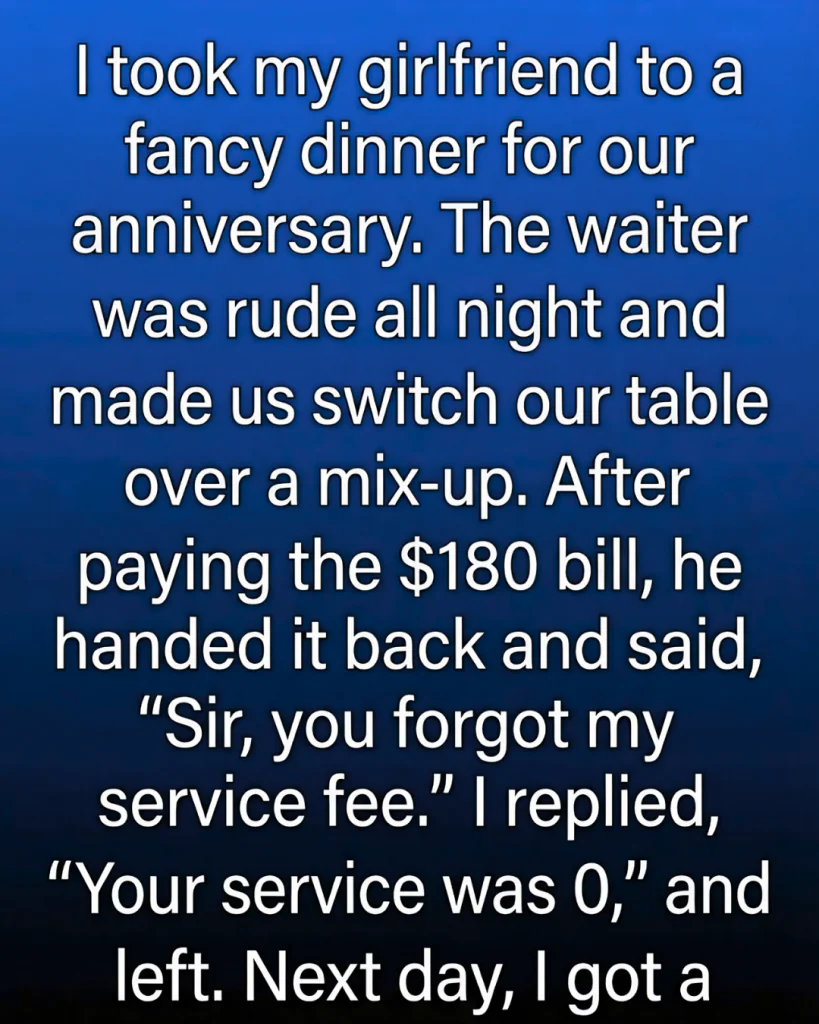 The Cost of Disrespect: How a Special Anniversary Taught the True Value of Dignity