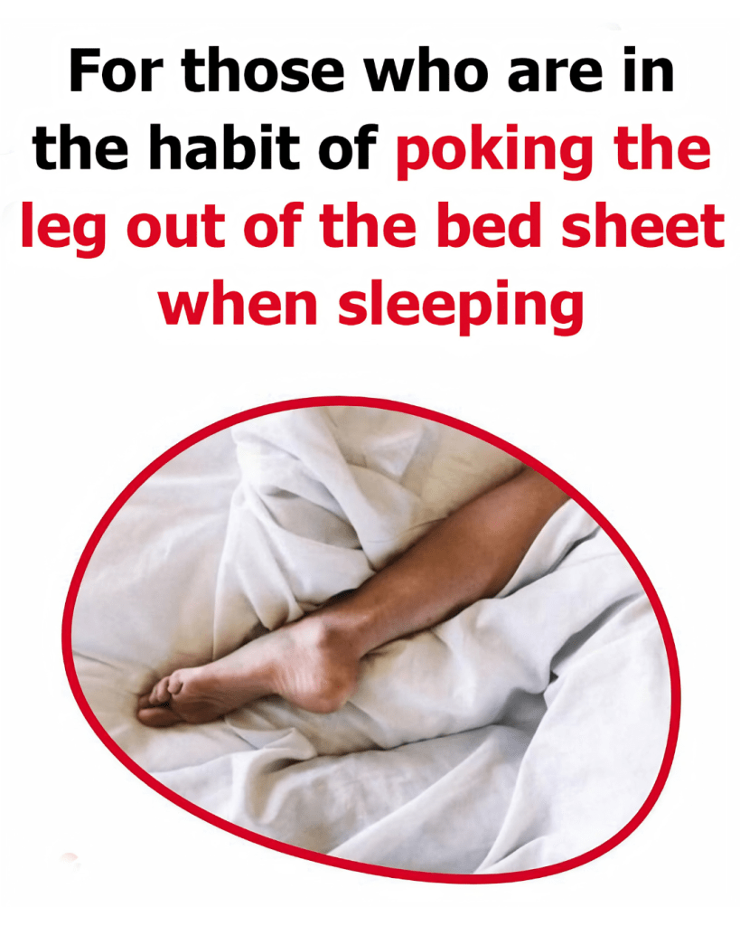 Why sleeping with one foot out might be the key to rest