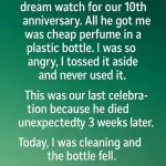 The Unopened Bottle, Why I Secretly Resented My Husbands Cheap Anniversary Gift Until A Tragic Accident Revealed His Final Message